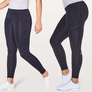 Lululemon Speed Up Tight Warp Tech Fleece 28" Midnight Navy